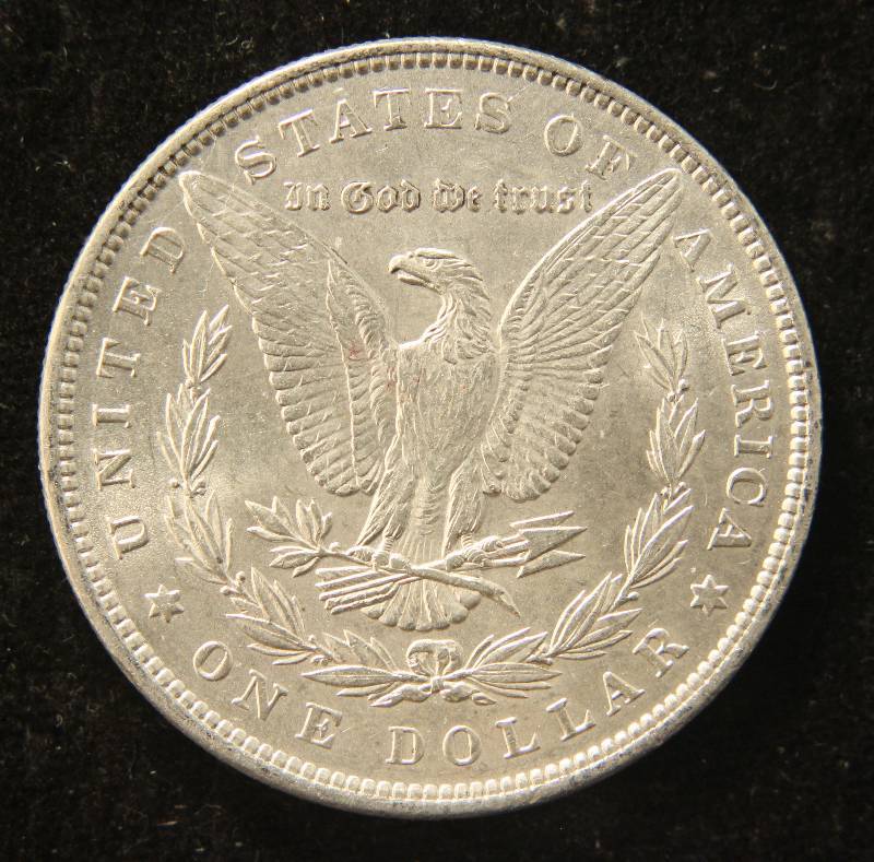 1897 MORGAN SILVER DOLLAR UNC DETAILS