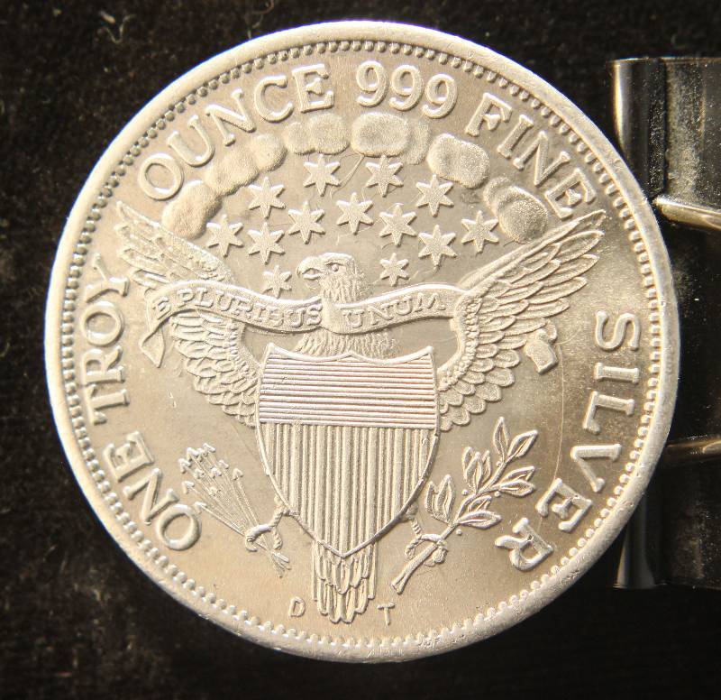 1 TROY OZ. .999 FINE SILVER EARLY DOLLAR DESIGN