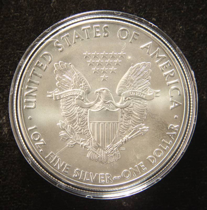2013 AMERICAN SILVER EAGLE 1 TROY OZ. .999 FINE SILVER IN AIRTITE