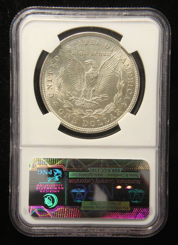 1921 MORGAN SILVER DOLLAR MS62 NGC
