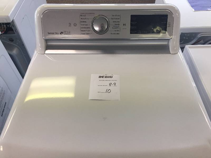 NEW LG Scratch & Dent, 7.3 cu. ft. Electric Dryer with Turbo Steam in White- Model# DLEX7600WE