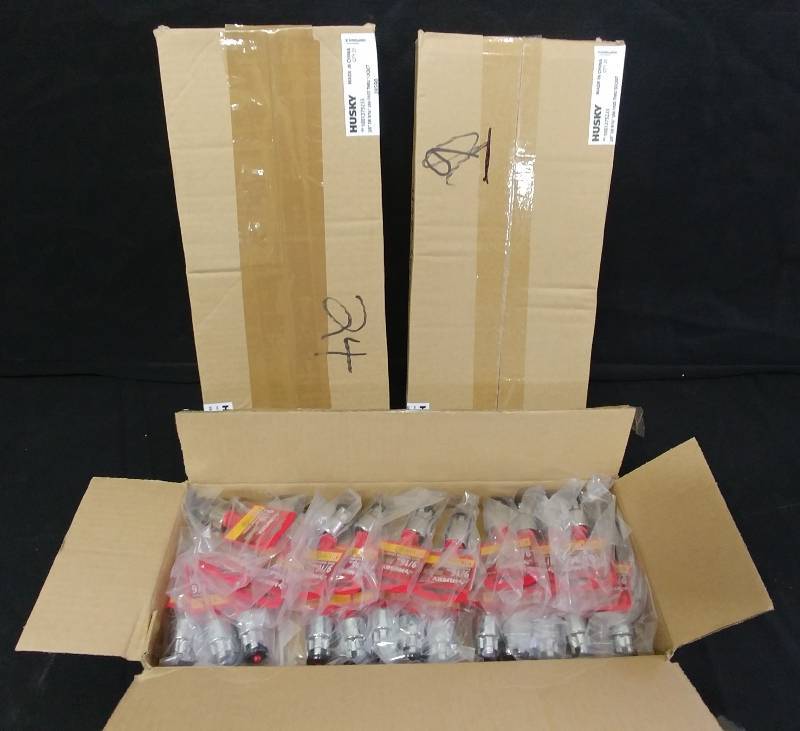 lot 10 image: H.D. Husky Tools, 74 units, new in retail packaging. Est. Retail $591.26