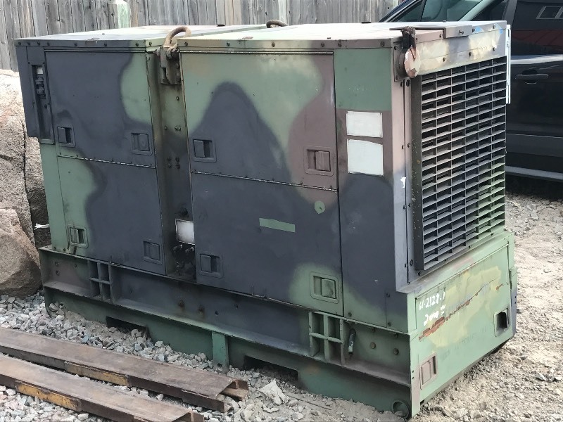 U.S. Department Of Defense Commercial Diesel Generator