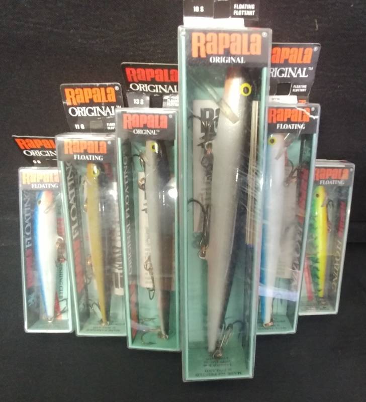 lot 10 image: 6 Rapala Floating jigs