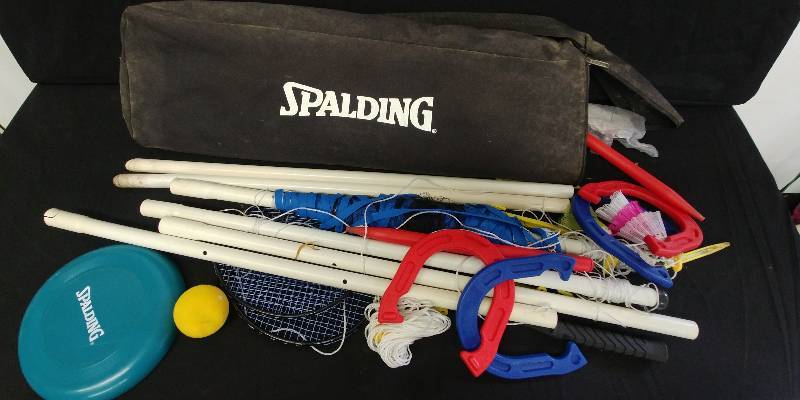 lot 13 image: Spalding Outdoors Games Kit