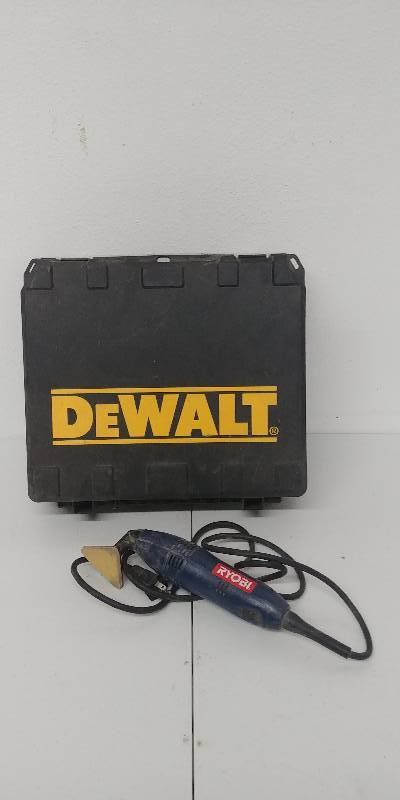 lot 44 image: Ryobi Sander & DeWalt Case