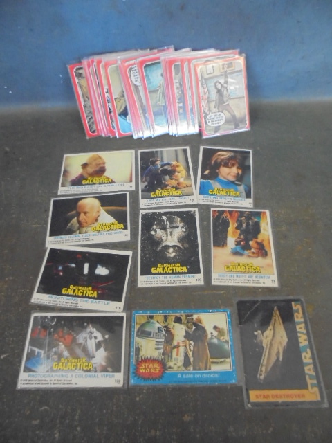 lot 53 image: Vintage TV Show and Movie Cards