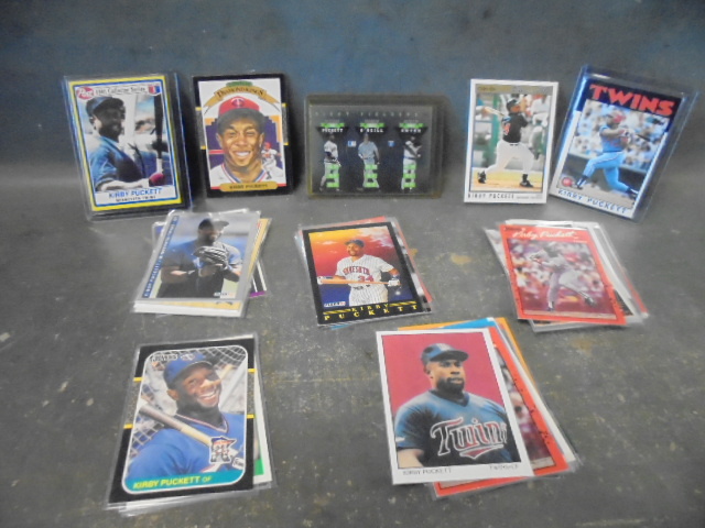lot 9 image: 50 Kirby Puckett Baseball Cards