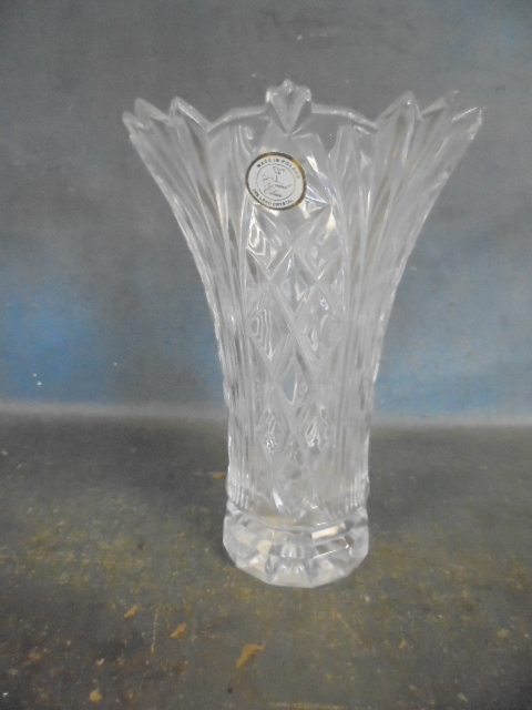 lot 29 image: Lead Crystal Vase