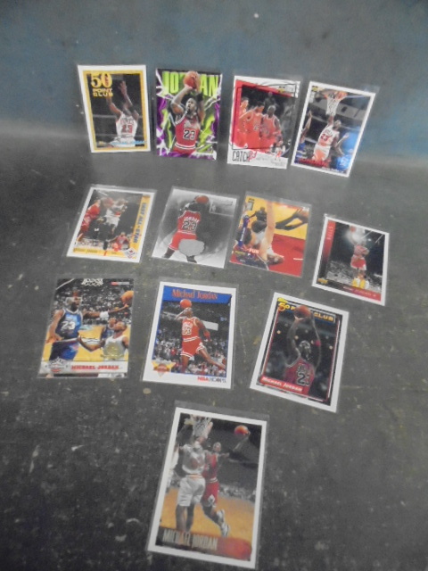 lot 54 image: Michael Jordan Basketball Cards