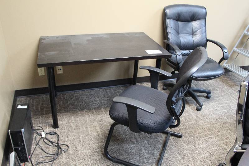 lot 345 image: Table, Office Chair