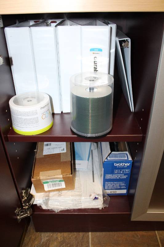 lot 349 image: Office Supplies - CD-Rs, Binders