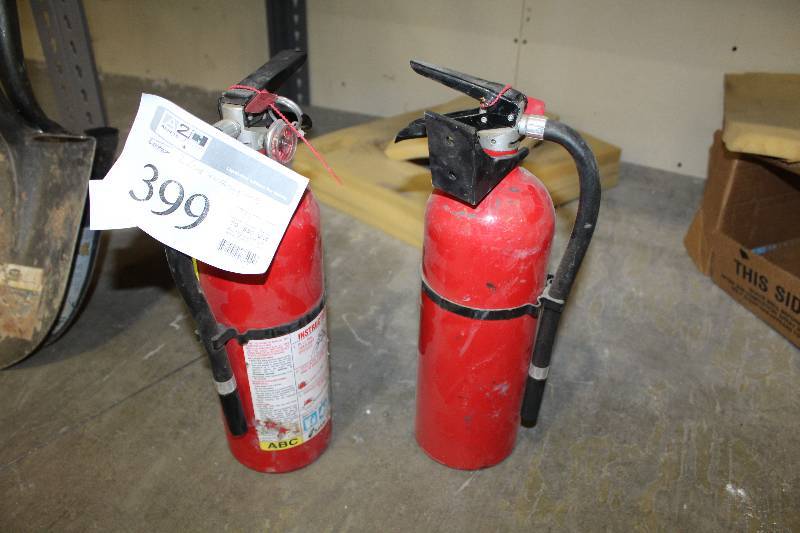 lot 399 image: Lot of (2) Dry Chemical Fire Extinguishers