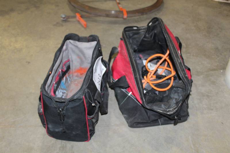 lot 393 image: Lot of (2) Husky Soft-Side Tool Bags, Bungie Cords