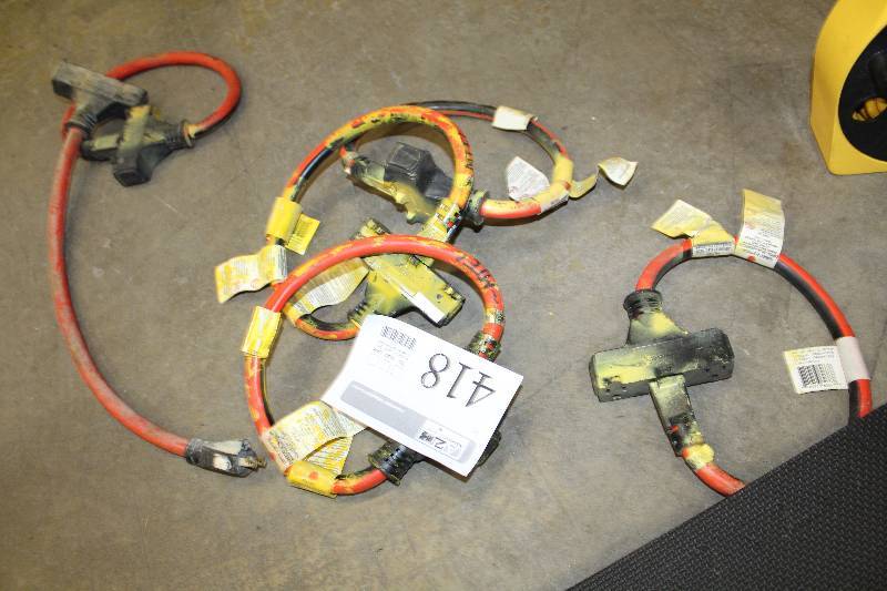lot 418 image: Lot of (6) Power Cords