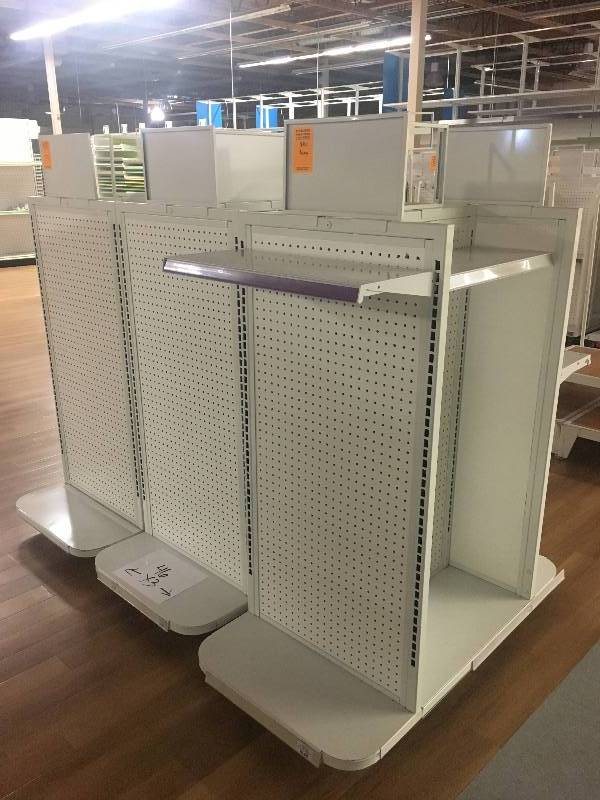 lot 46 image: 3 TOTAL RETAIL FIXTURES YOU GET ALL 3