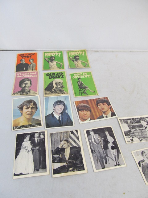 lot 48 image: Vintage 1960s NON-SPORTS Cards Beatles Topps Monster etc