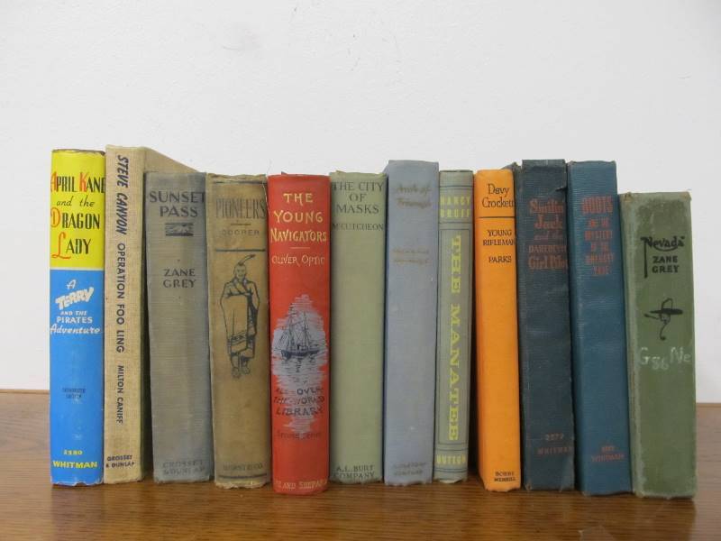 lot 17 image: Group of VintageAntique Hardcover Books