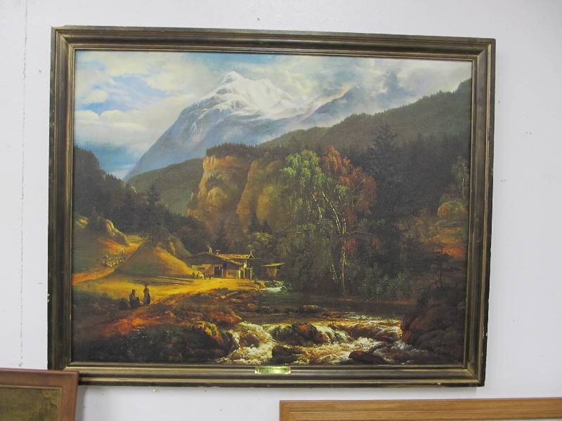 lot 51 image: Large Lot of Vintage Framed Prints
