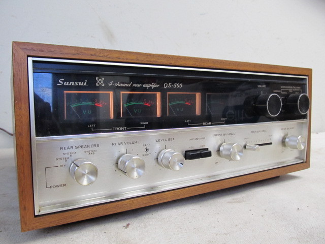 lot 115 image: Working Vintage SANSUI QS-500 4 Channel Stereo Receiver