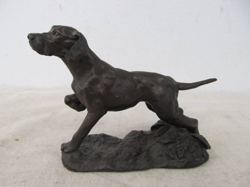 lot 82 image: Heredities Limited Bronze Dog Sculpture