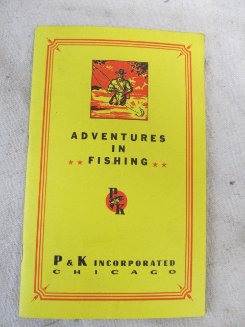 lot 155 image: Vintage 1946 P&ampK Fishing CatalogAdvertising Book