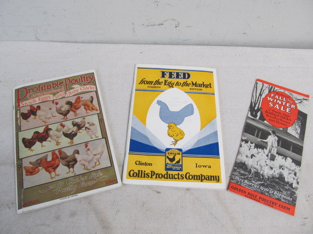 lot 157 image: 3 Antique Farm Supply Catalogs etc