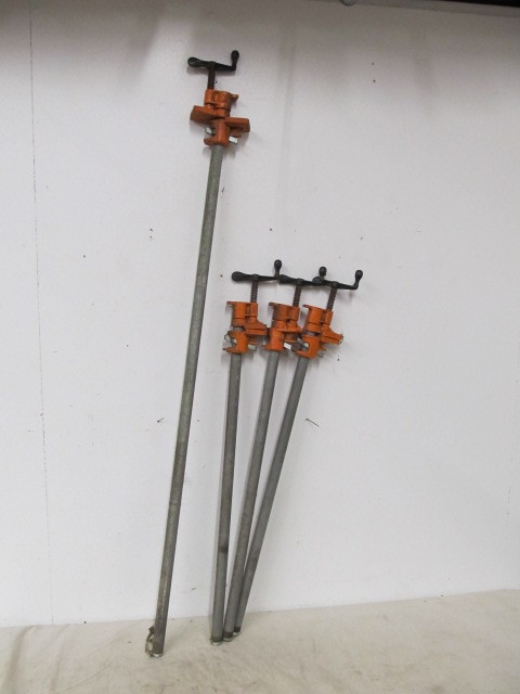 lot 167 image: Group of Pipe Clamps