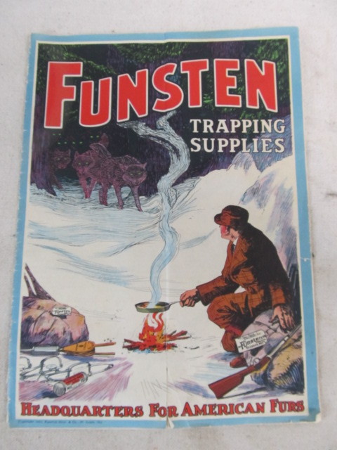 lot 151 image: Original 1925 Funsten HuntingTrapping Supply Catalog