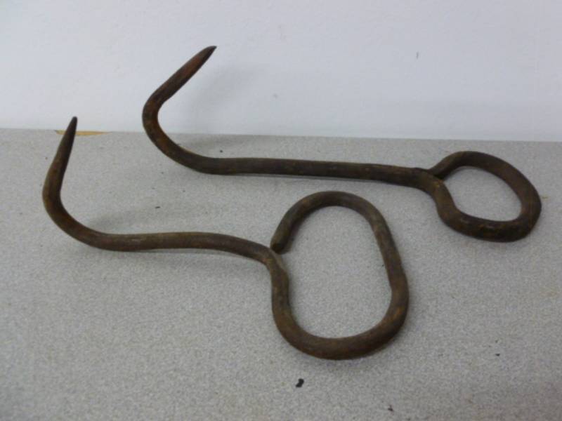 lot 127 image: Vintage Bale Hooks