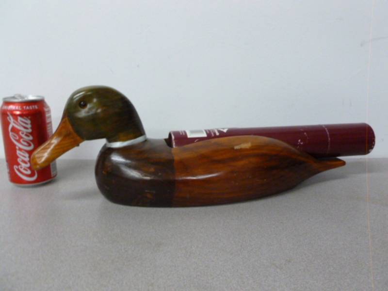 lot 163 image: Wooden Mantle Duck