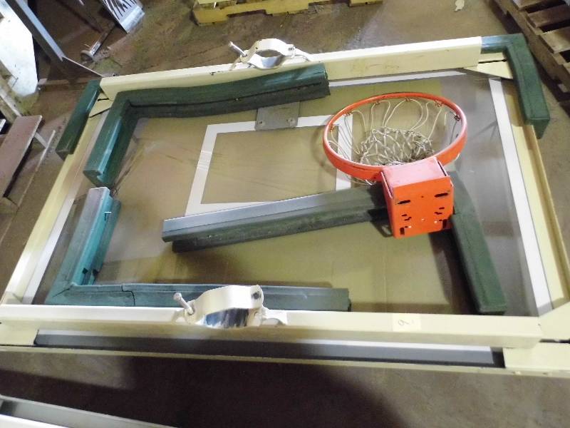 lot 9 image: Backboard w Hoop from NDSU