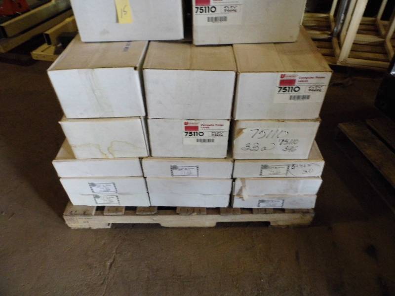 lot 15 image: Pallet of Shipping Labels