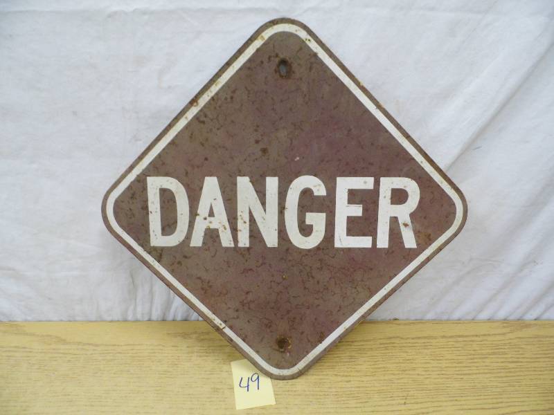 lot 49 image: Danger Sign