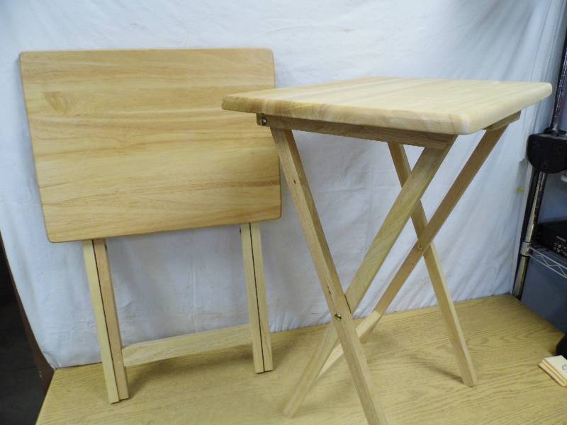 lot 57 image: 2 TV Trays