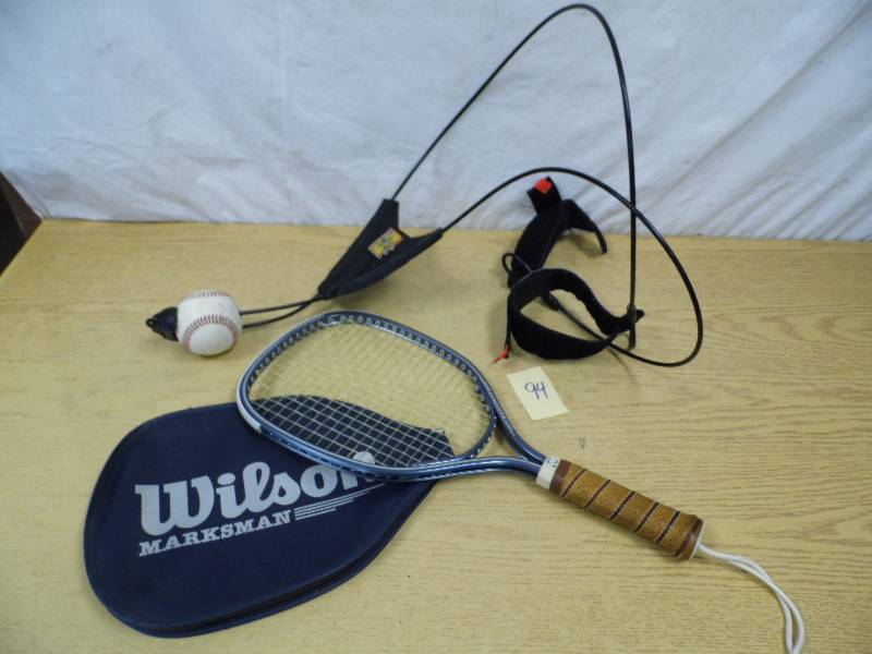 lot 94 image: Hit Away Baseball Practice - Wilson Racket