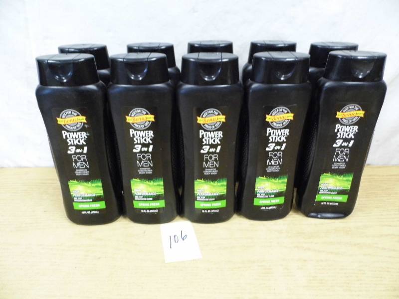 lot 106 image: Power Stick 3 In 1 ShampooBodyWash