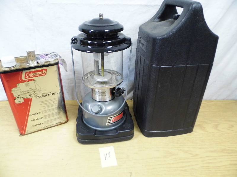 lot 118 image: Coleman Lantern w Fuel