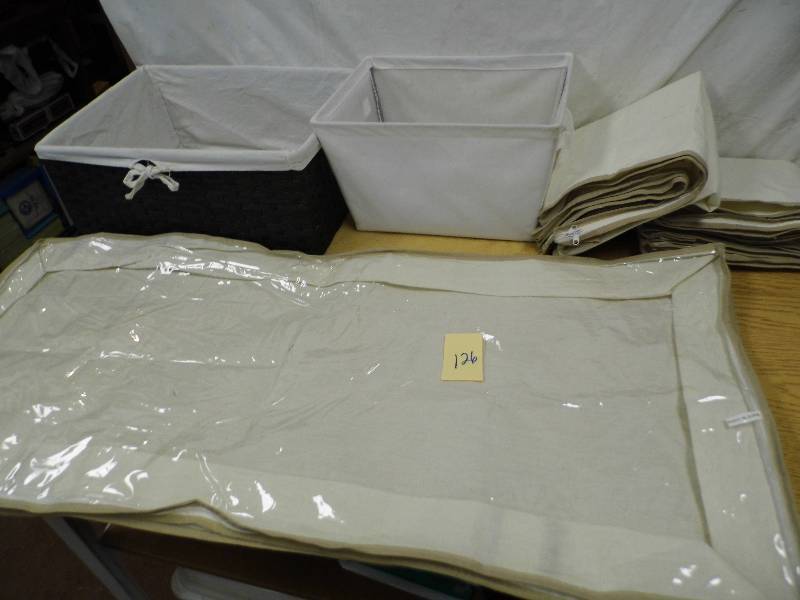 lot 126 image: Storage Bins - Under Bed Storage