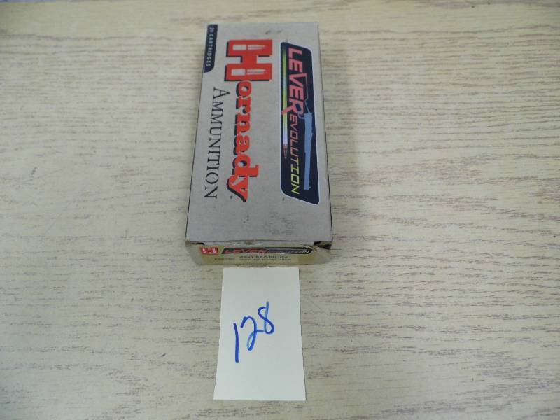 lot 128 image: Lever Evolution 450 Marlin Ammunition