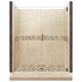 lot 17 image: Sistine Stone Single Alcove Shower Kit
