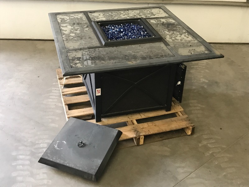 lot 29 image: 4x4 Steel-Framed Patio Fire Table...