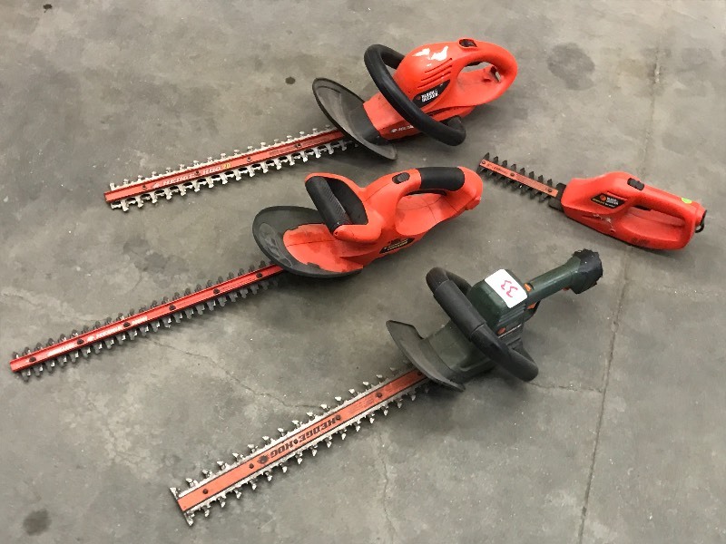 lot 33 image: Lot Of (2) Cordless Hedge Trimmers...
