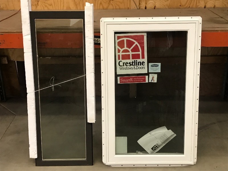 lot 34 image: Lot Of (2) Windows (1) New Crestli...