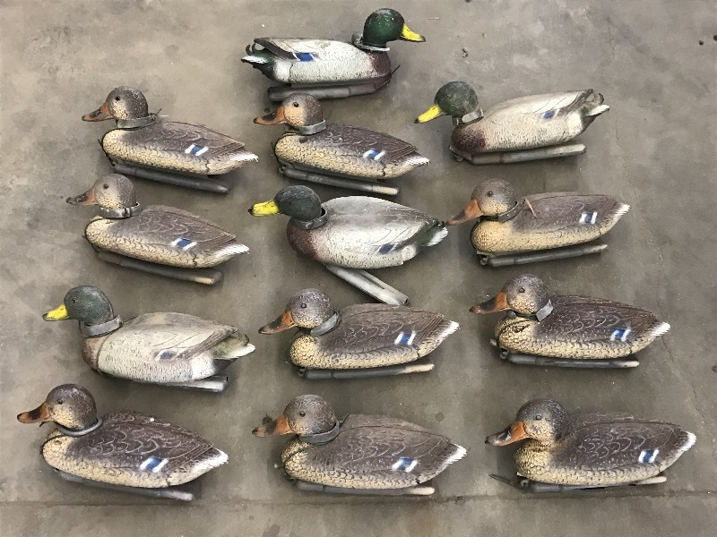 lot 45 image: Bag Of Assorted Duck Decoys ...