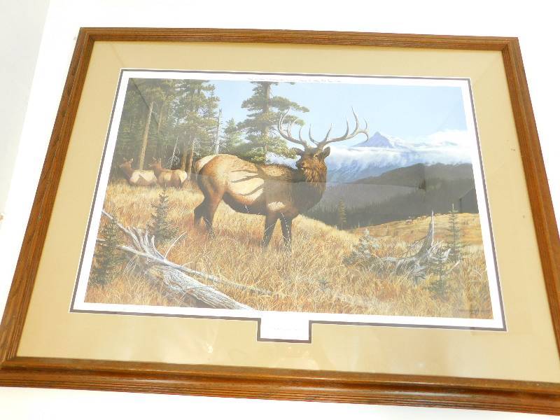 Framed & Matted Picture Of High Country Vigil  By Persis Clayton Weirs