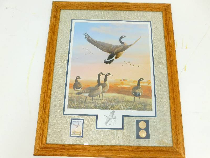 Framed & Matted Picture Of Autumn Air By Leo Stans
