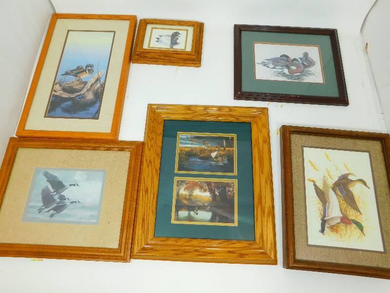 Six Matted & Framed Pictures