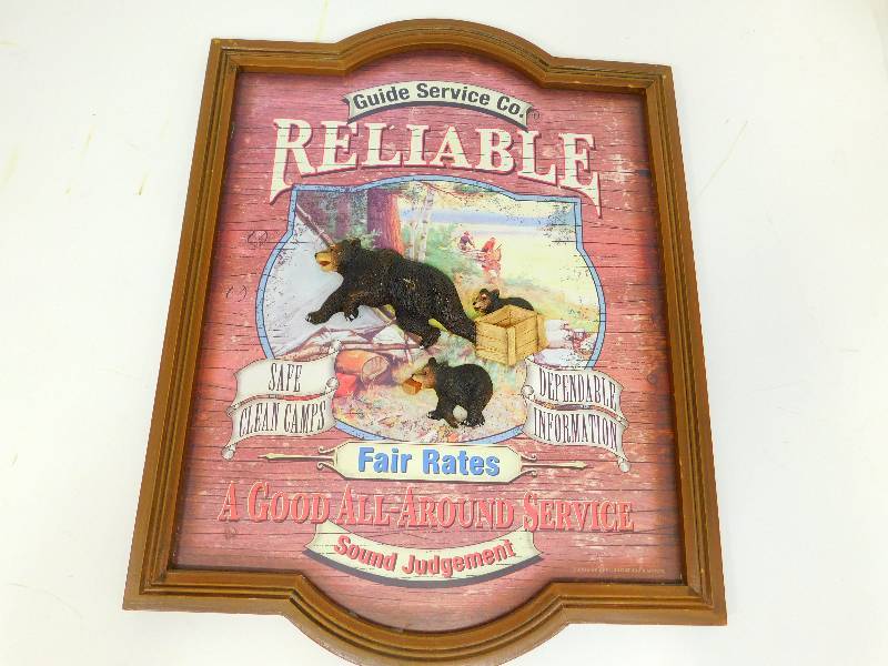 Framed Advertising Picture By John Q Wright & Artists