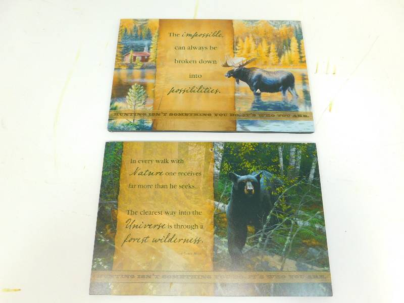 Two Pictures On Wood